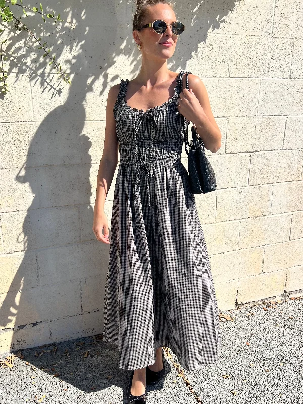 Low Price Special Gina Gingham Midi Dress