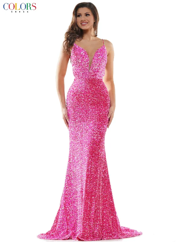 Summer Fashion Colors 2459 Size 2 & 10 Hot Pink Long Sequin Backless Prom Dress Formal Pageant Gown Crystal Strap Summer Fashion Colors 2459 Size 2 & 10 Hot Pink Long Sequin Backless Prom Dress Formal Pageant Gown Crystal Strap