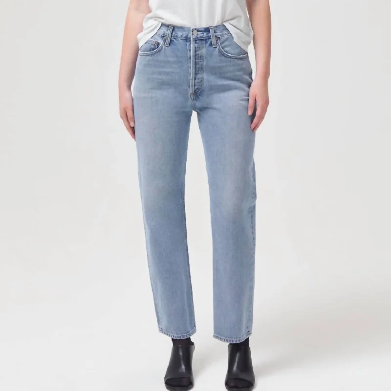 Special Offer 90S Pinch Waist Jeans In Soundwave
