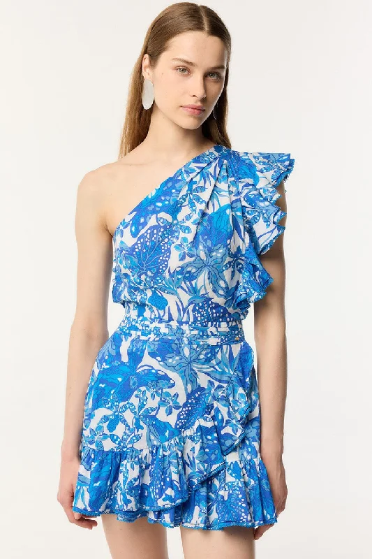 Best Sellers Mini Dress Corinne - Blue Jengel