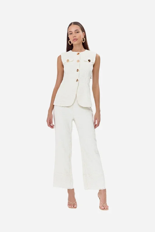 Vintage Look Adelyn Rae Jackie Tweed High Waist Trousers