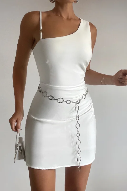 Shop Sales LORENZO MINI DRESS - WHITE