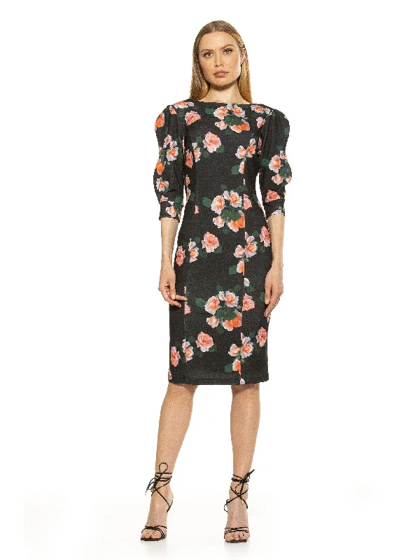 Polished Finish Dafne Midi Dress
