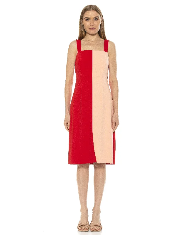 Feminine Allure Marissa Midi Dress