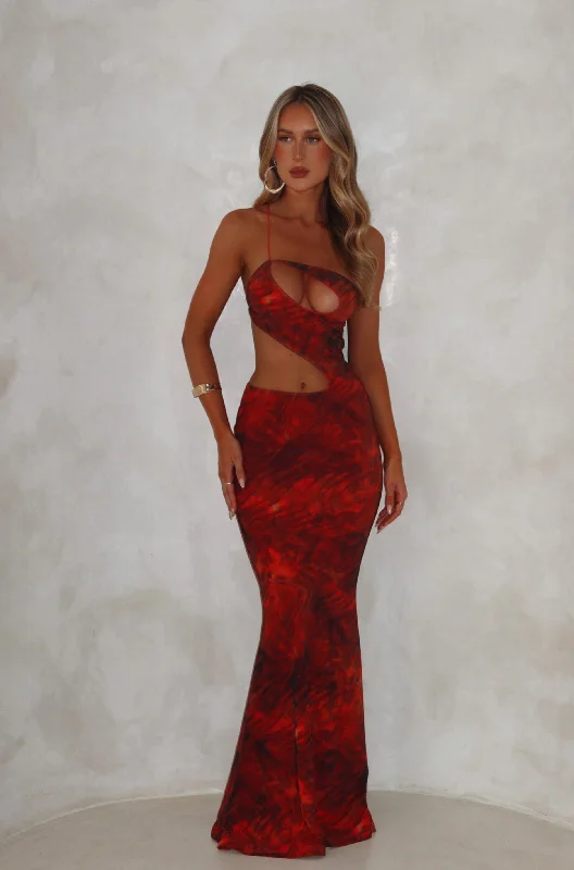 Limited Time Offer FERN MAXI DRESS ORANGE