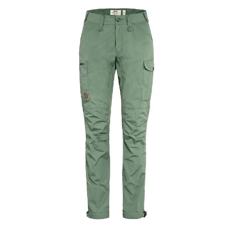 Colorful Clothing Fjallraven Womens Kaipak Trousers Curved Patina Green