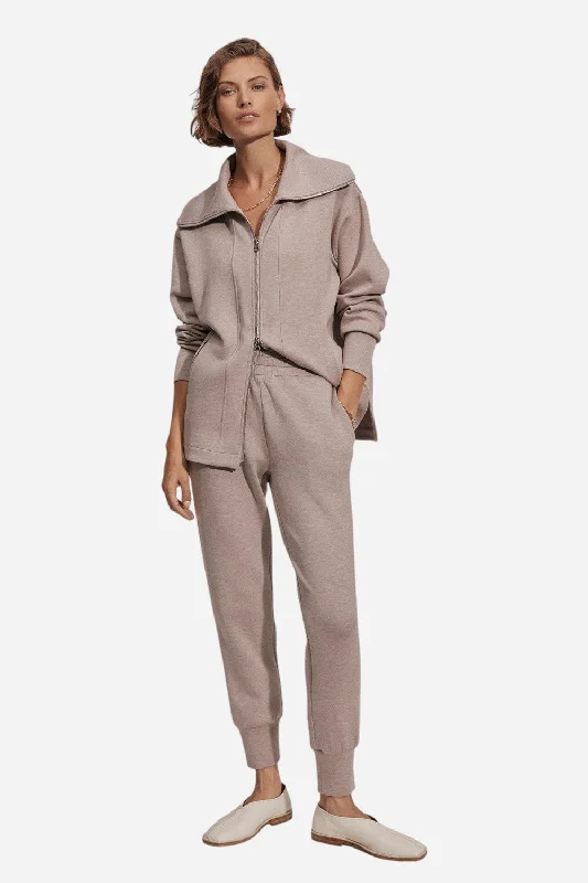 Clearance Event Varley The Slim Cuff Pant 25" in Taupe Marl