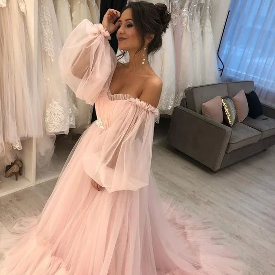 Fashion-Forward Elegant Prom Ball Pink Wedding dress,Floral Pink Lace,Tulle Skirt cg23095 Fashion-Forward Elegant Prom Ball Pink Wedding dress,Floral Pink Lace,Tulle Skirt cg23095