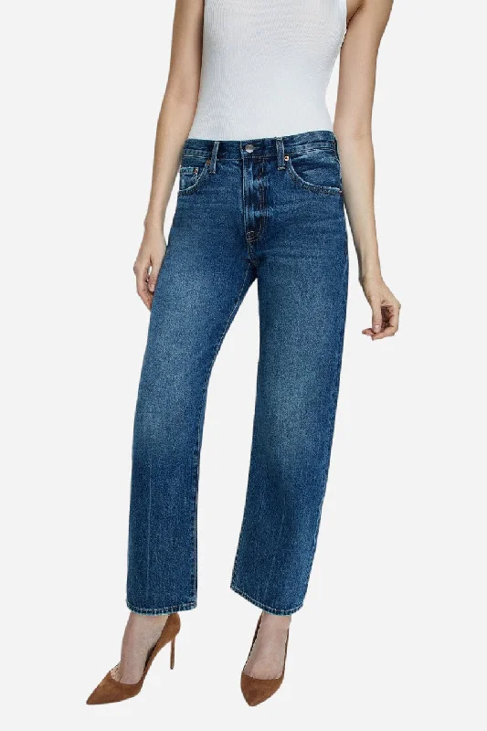 Exclusive Sale Pistola Lexi Mid Rise Bowed Straight Jeans in Artisan