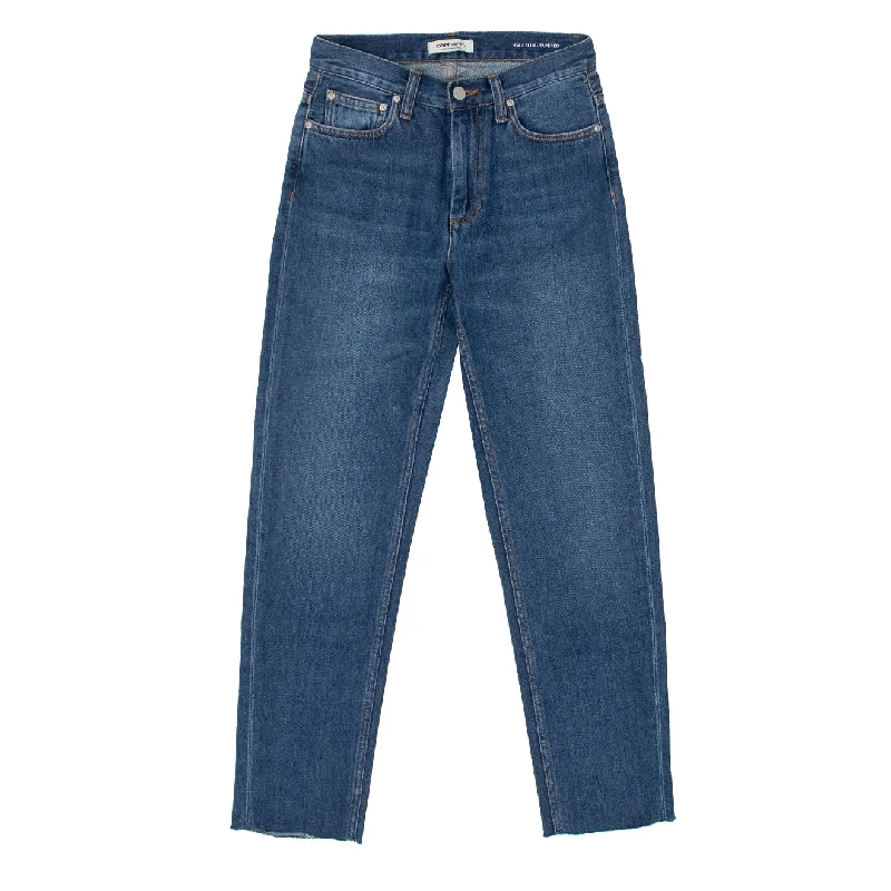 Fashion Forward Outfits Carhartt WIP Womens Page Carrot Ankle Pant Maverick Blue Denim