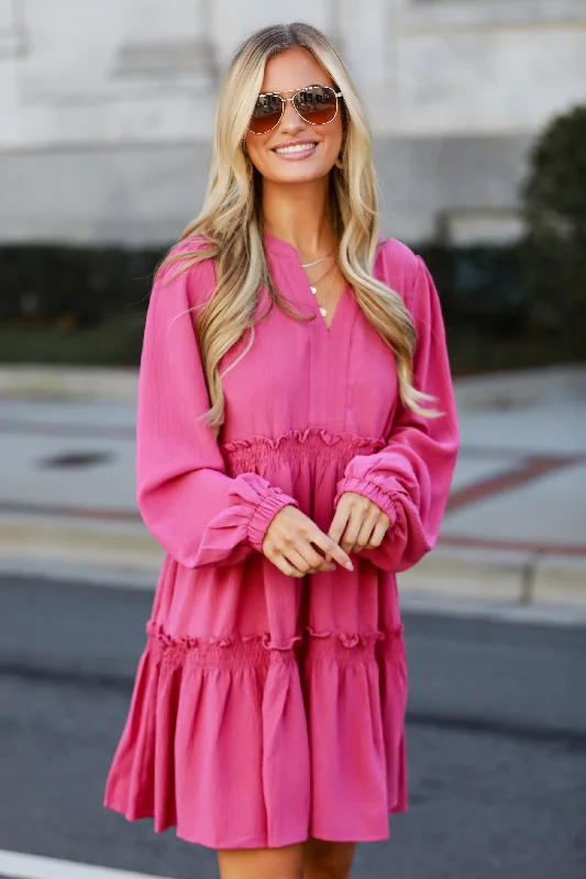 Bold Fashion FINAL SALE - Catherine Tiered Mini Dress