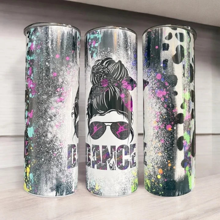 Holiday Drinkware Gifts Moms Life Dance 20/30oz Insulated Skinny Tumbler