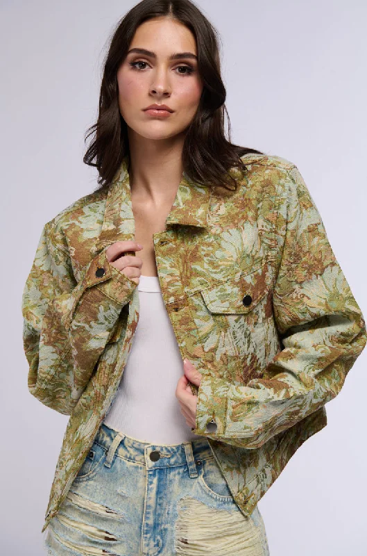 Exclusive Sale BROCADE TAPESTRY BOMBER JACKET