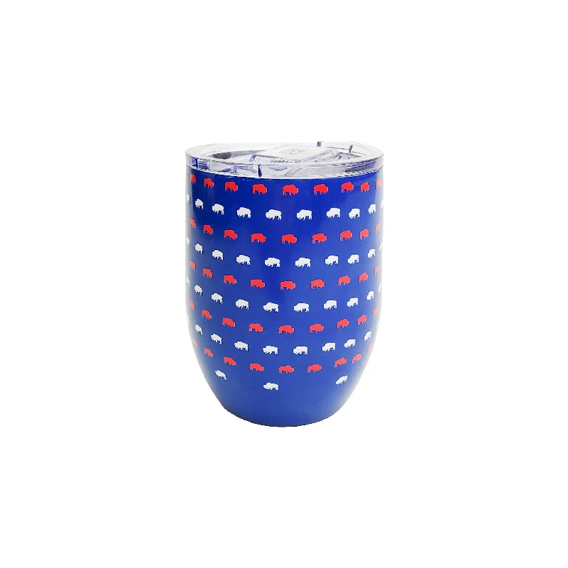 Festive Drinkware Deals BFLO Royal/Red/White Tumbler 15 oz.