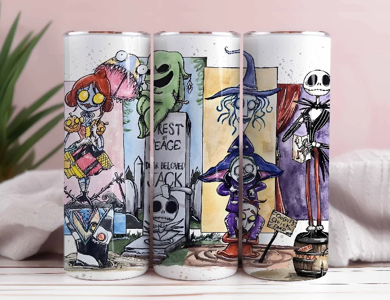 Unique Drinkware Gifts Nightmare Tumbler, Jack Sally, Scary Movie Tumbler, 20oz Skinny Tumbler, Jack Skellington Tumbler, Halloween Wrap, Trick or treat Png Unique Drinkware Gifts Nightmare Tumbler, Jack Sally, Scary Movie Tumbler, 20oz Skinny Tumbler, Jack Skellington Tumbler, Halloween Wrap, Trick or treat Png