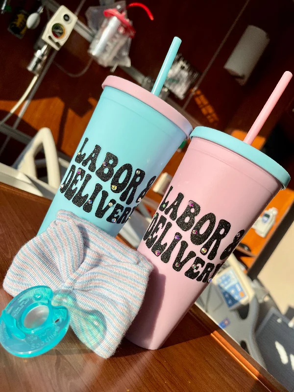 Decorative Glassware Labor & Delivery Nurse Matte Tumbler