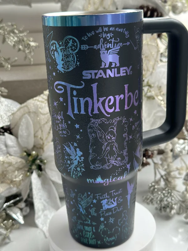 Eco-Friendly Drinkware Sale Tink Fairy Tumbler | 30 oz Stanley | Laser Engraved