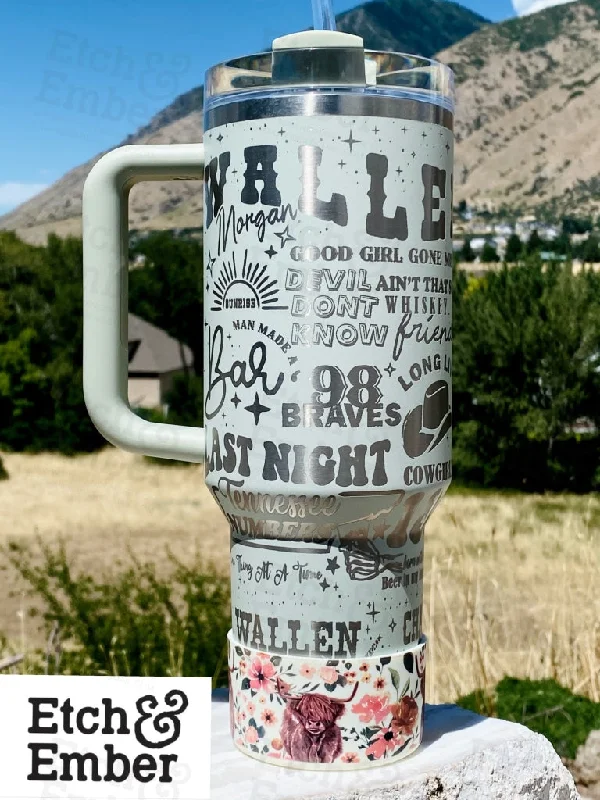 Chic Trend Collection WALLEN Custom Stanley Adventure Quencher 40 oz tumbler