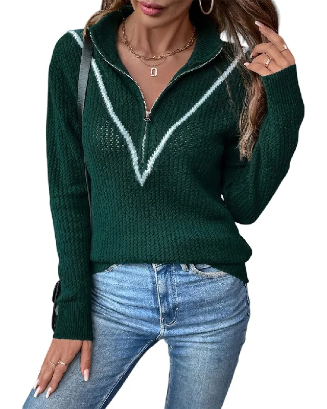 Mother's Day Special Charlotte Green Sweater