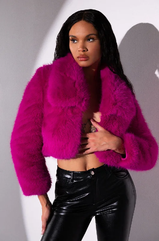 Coastal Beach - Inspired Style PARIS HILTON WORE IT SO I WORE IT FUR JACKET