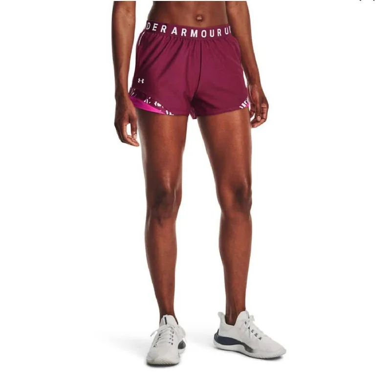 Discounts On Casual Weekend Styles Tri-Color Play Up Short In Cherry Pink
