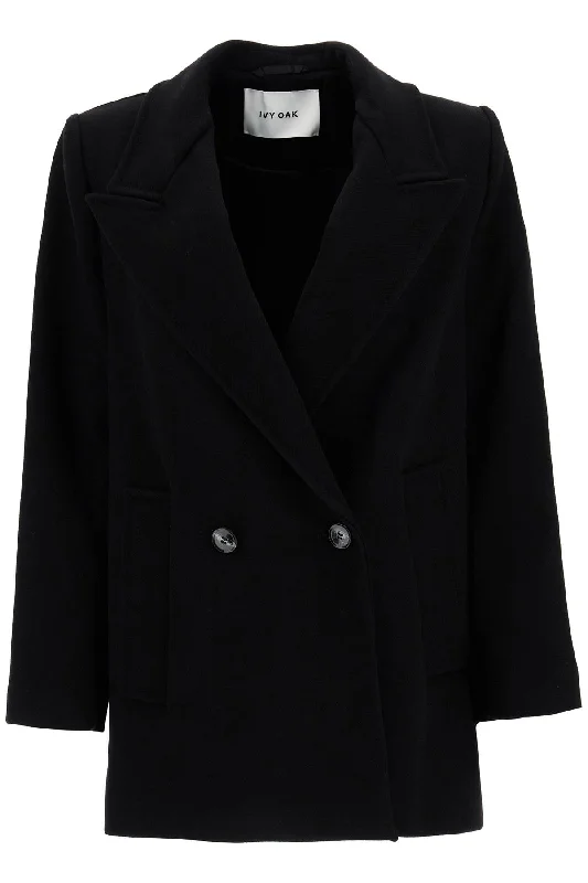Feminine Allure Ivy Oak Women's Double-Breasted Jenna Over