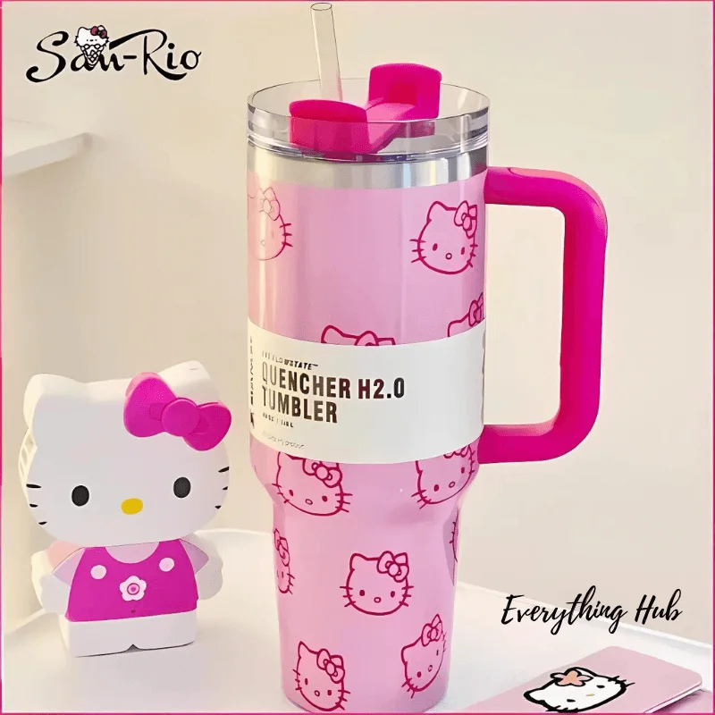 Time-Sensitive Drinkware Offers Stanley Quencher Hello Kitty 40 oz  Tumbler