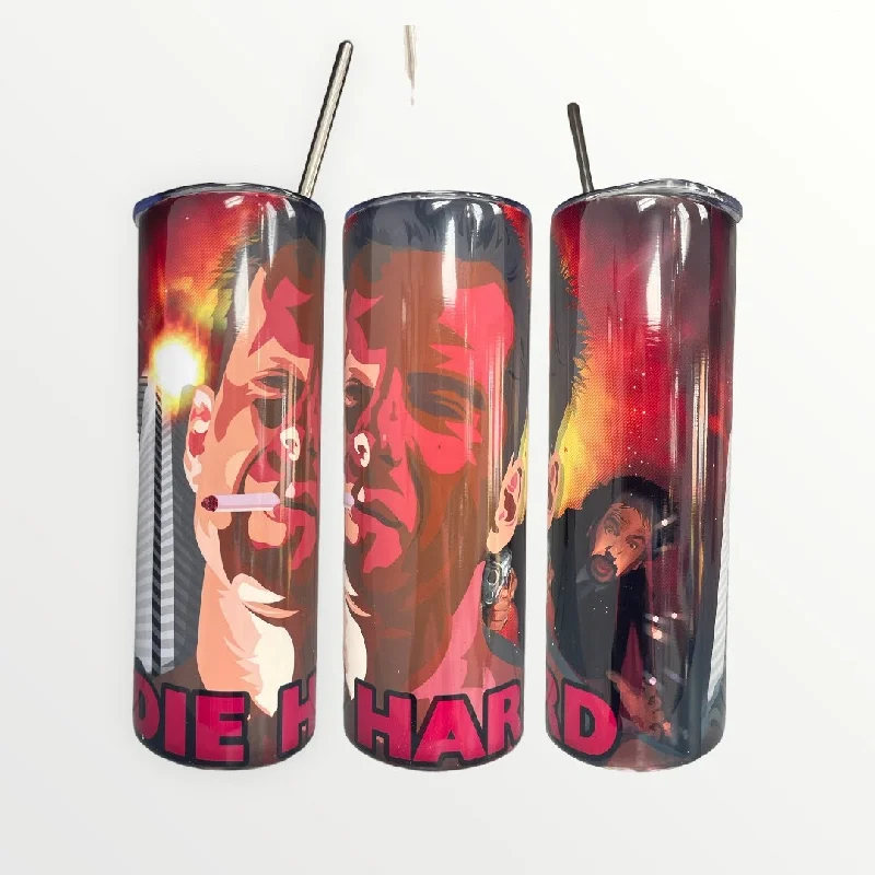 Travel Drinkware Offer Die Hard Movie 20/30oz Insulated Skinny Tumbler
