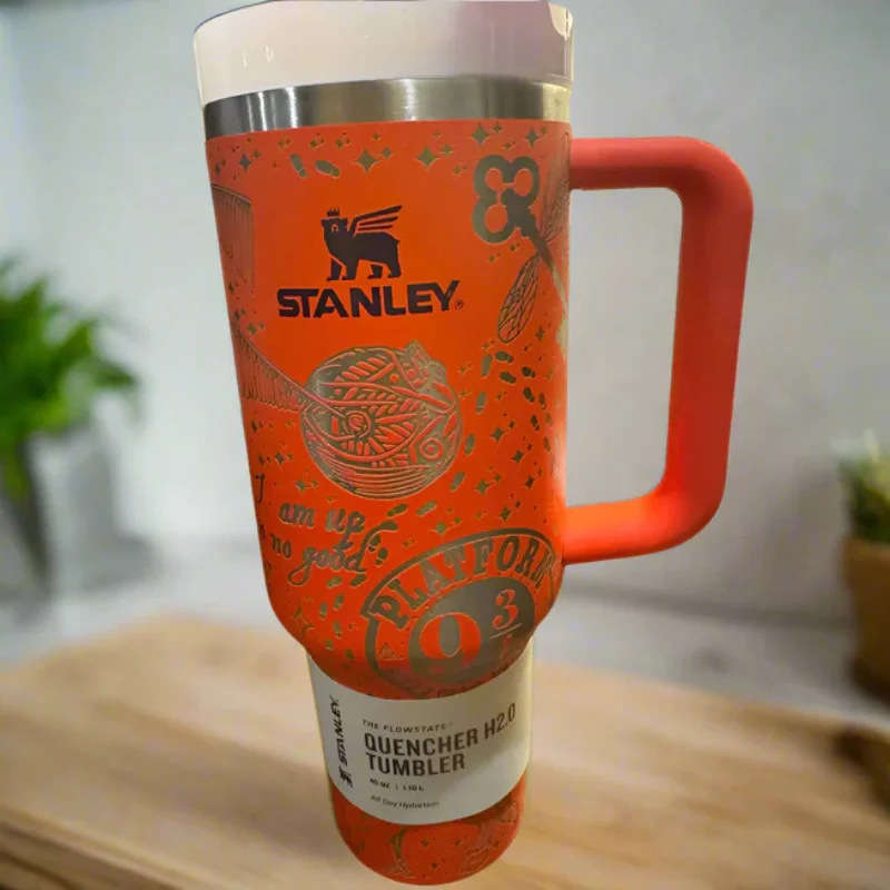 Artistic Drinkware Castle And Stars Engraved 40oz Tumbler