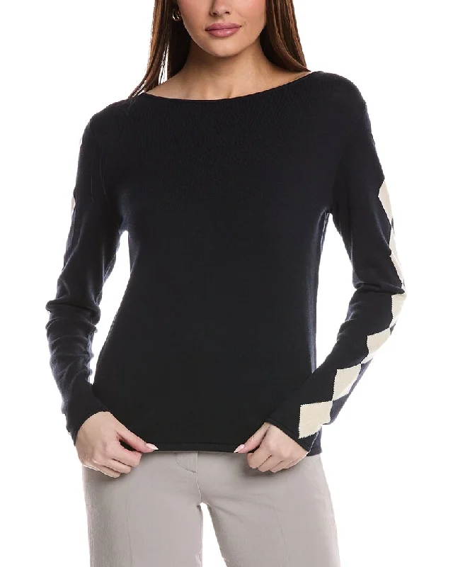 Father's Day Deals St. John Intarsia Knit Sweater