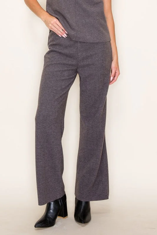 Seize Bargains Gray Brushed Jersey Pants - FINAL SALE