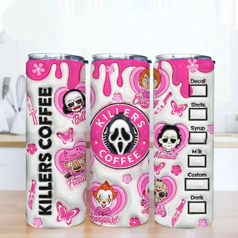 Portable Drinkware Discounts 3D Inflated Horror Tumbler Png, 3D Inflated Halloween Wrap 20oz Skinny Sublimation, Pink Horror Characters Tumbler Png, Horror Movie Wrap Portable Drinkware Discounts 3D Inflated Horror Tumbler Png, 3D Inflated Halloween Wrap 20oz Skinny Sublimation, Pink Horror Characters Tumbler Png, Horror Movie Wrap