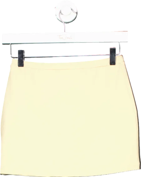 Wardrobe Upgrade PRIX Beige Mini Skirt UK XL