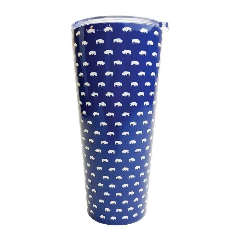 Christmas Drinkware BFLO Navy Tumbler 24oz.