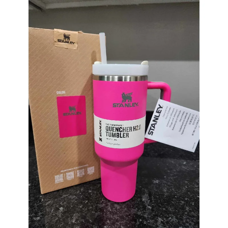 Holiday Drinkware Sale Stanley Cup 40oz with handle Stainless Steel Vacuum Insulated Tumbler Stanley Dupes Copo Termico Stanley