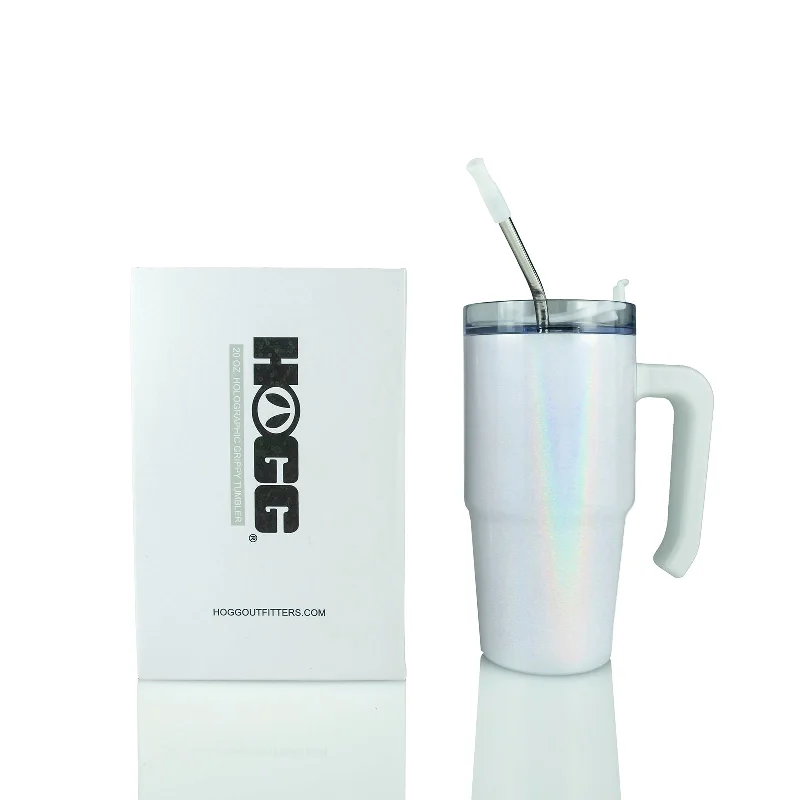 Unleash Your Trend Driven Style 20oz SUBLIMATABLE HOLOGRAPHIC GRIPPY TUMBLER