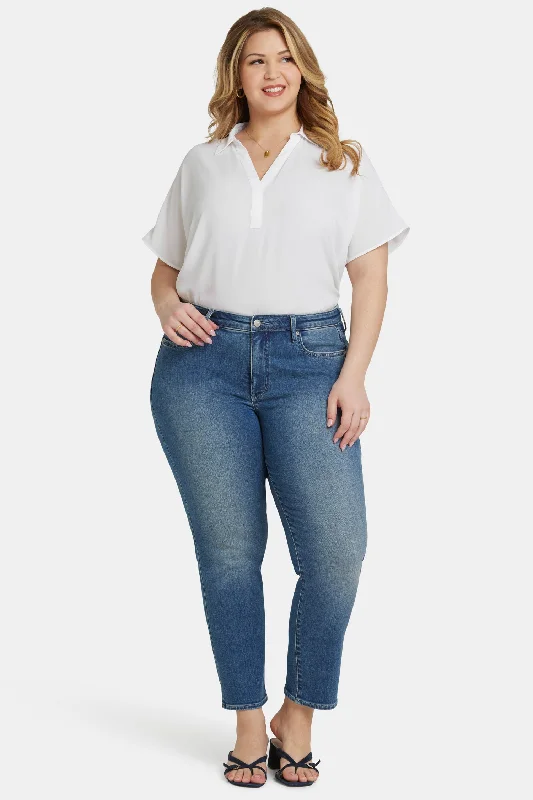 Limited Time Flash Sale Sheri Slim Ankle Jeans In Plus Size - Clean Horizon