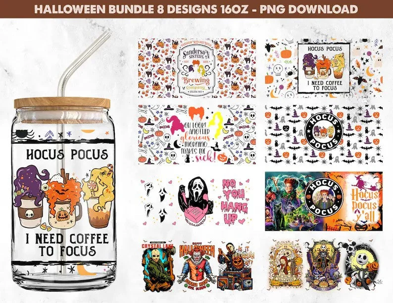 Time-Sensitive Drinkware Offers Bundle Halloween Can Glass Wrap, 16oz Can Glass, Trick or Treat, Boo Bash, Libbey Can Glass Wrap, Hocus Pocus Can Glass, Horror Movie Png Time-Sensitive Drinkware Offers Bundle Halloween Can Glass Wrap, 16oz Can Glass, Trick or Treat, Boo Bash, Libbey Can Glass Wrap, Hocus Pocus Can Glass, Horror Movie Png