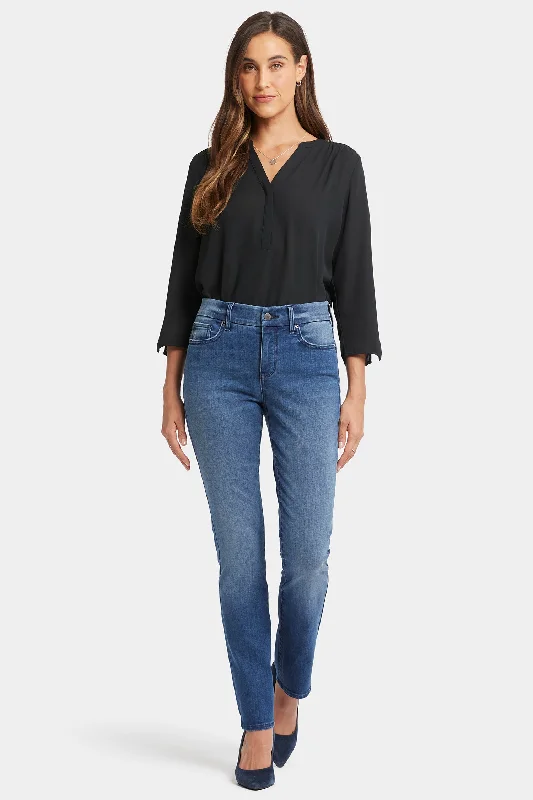 Hot Picks Waist-Match™ Sheri Slim Jeans In Petite - Cascade Wave