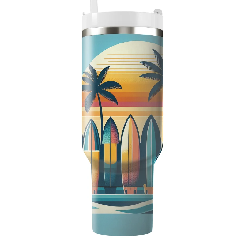 Buy Drinkware Bundle Retro Surf Culture Tumbler With Handle