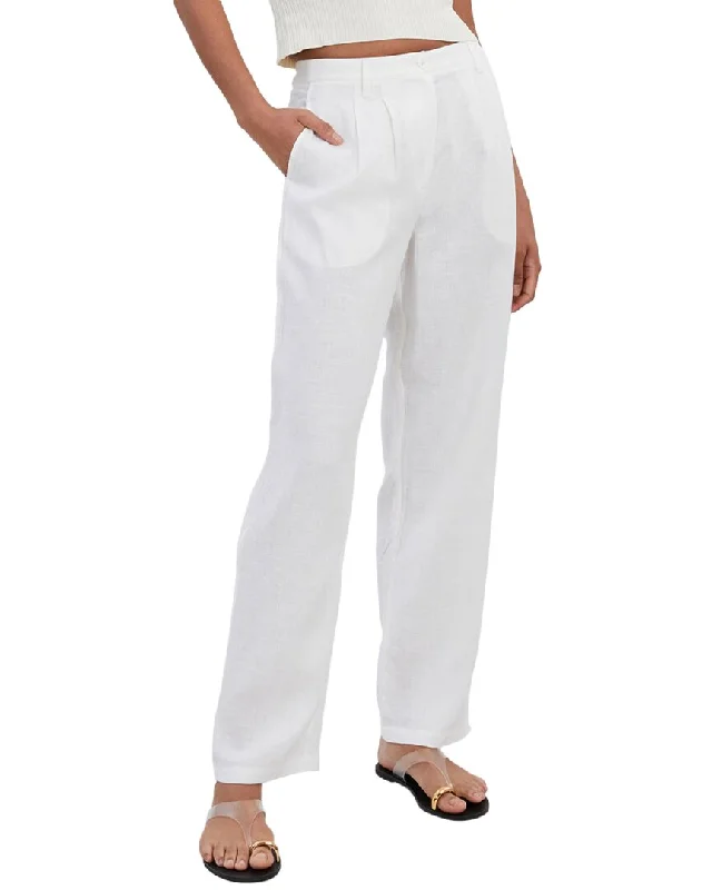 Huge Price Cut Solid & Striped The Taline Linen Pant