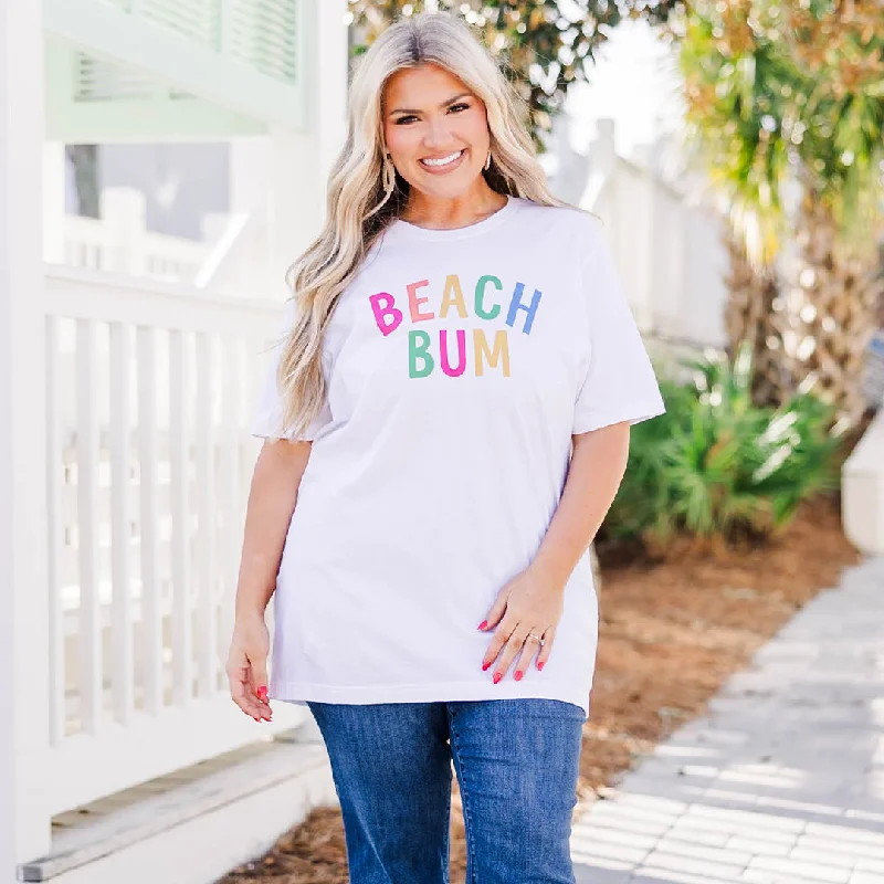 Graceful Cut Down By The Coast Tee, White