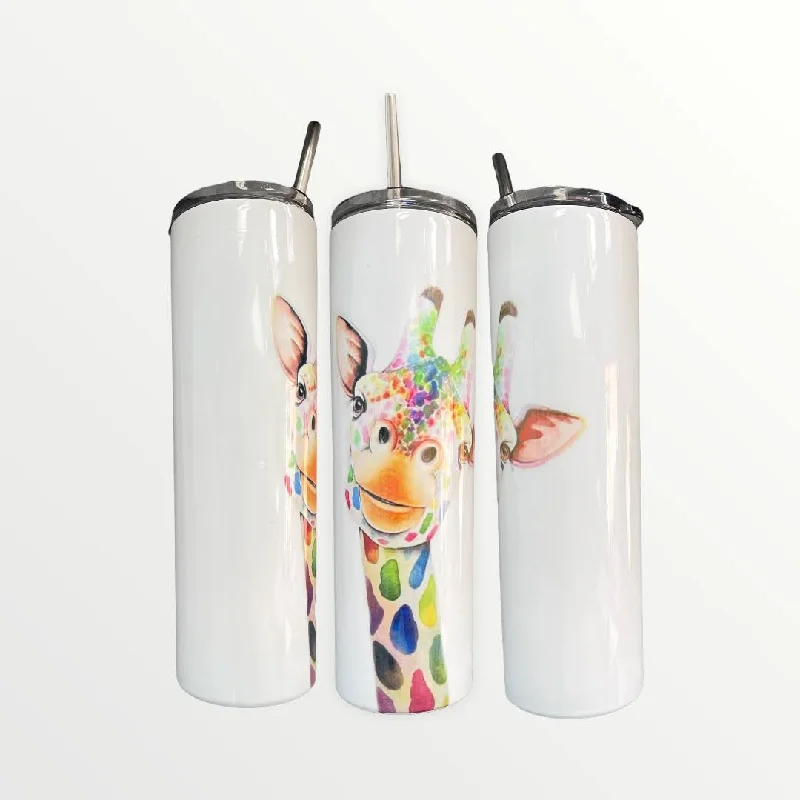 Limited-Time Drinkware Deals Giraffe Colour Blast 20/30oz Insulated Skinny Tumbler