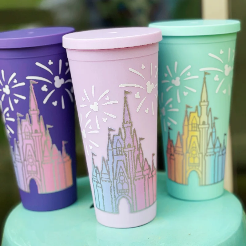 Limited Stock 50th Anniversary Castle Inspired 22 oz. Matte Reusable Tumbler