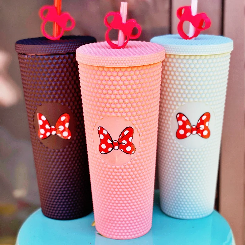 Embrace New Fashion Mouse Bow Inspired Studded Tumbler