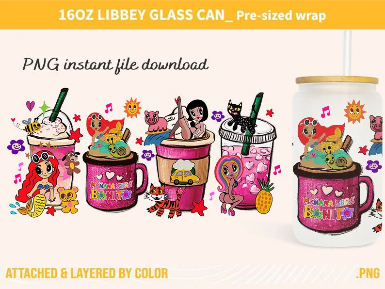 Drinking Glasses Sale Karol G Mañana sin Ti 16oz Glass can wrap, Glass Can Design, Sublimation Designs, Spanish Design, 16oz Glass Can Template, Carol G Cup Drinking Glasses Sale Karol G Mañana sin Ti 16oz Glass can wrap, Glass Can Design, Sublimation Designs, Spanish Design, 16oz Glass Can Template, Carol G Cup