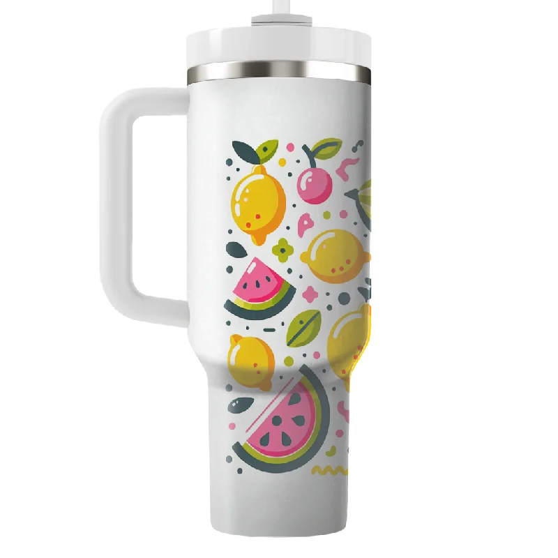 Huge Discounts This Week Fruity Delight Insulated Tumbler with Handle