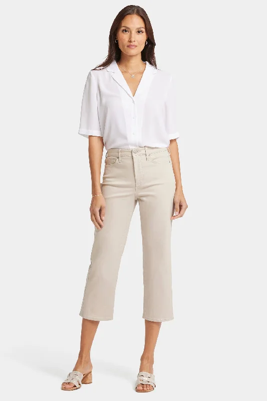 Season Transition Versatile Wear Clearance Joni Relaxed Capri Jeans - Feather