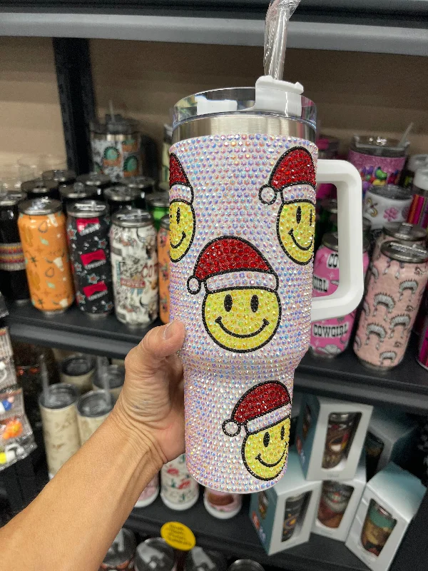 Insulated Mugs Discount Christmas 40oz Rhinestone Tumbler