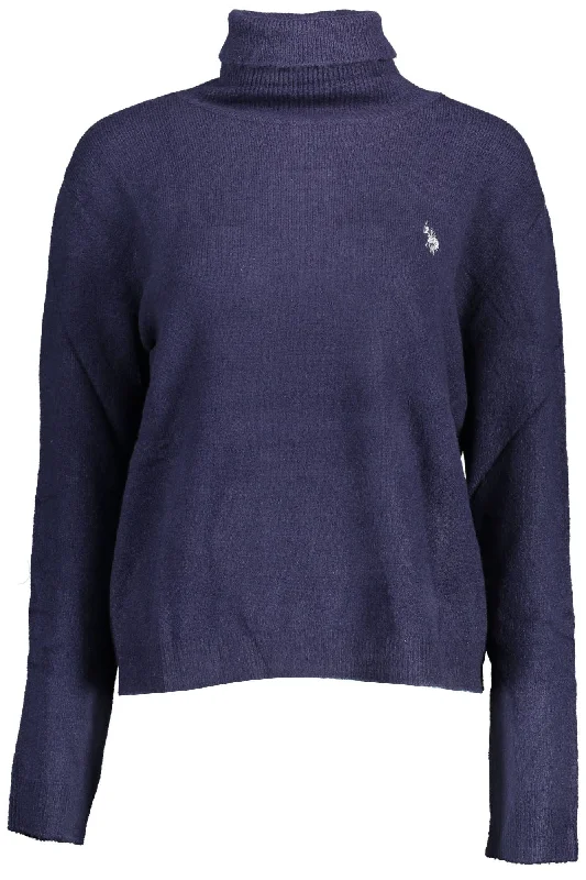 Casual Chic Clothing U.S. POLO ASSN. Chic Turtleneck Sweater with Embroide Women's Logo